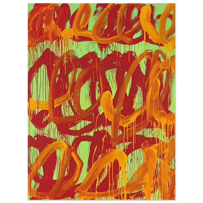 Cy Twombly - Camino Real  II   75x100 cm / 30x40inches Fine Art Poster
