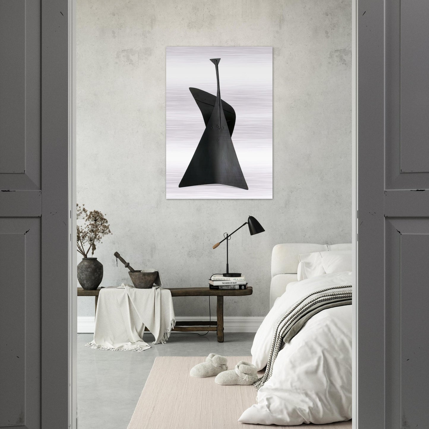 LITTLE ARCH MAQUETTE 1940 - Alexander Calder Brushed Aluminum Print - 70x100 cm / 28x40 inches | Alexander Calder Aluminum Print | Alexander Calder Prints