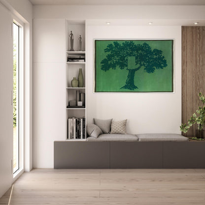 Albero Per Terra - 1984 - Mario Schifano Art Prints - 100x150 cm / 40x60″ inches | Mario Schifano Poster | Mario Schifano Prints