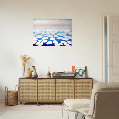 Sky Above the Clouds II - Georgia O'Keeffe Brushed Aluminum Print - 70x100 cm / 28x40 inches | Georgia O'Keeffe Aluminum Print | Georgia O'Keeffe Prints