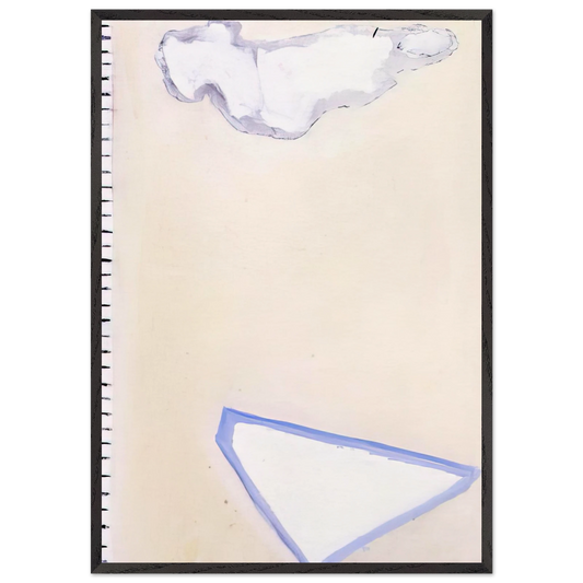 Trap - 2006 N1 - Ralston Crawford 70x100 cm / 28x40 inches Framed Art Print – Black Wooden Frame