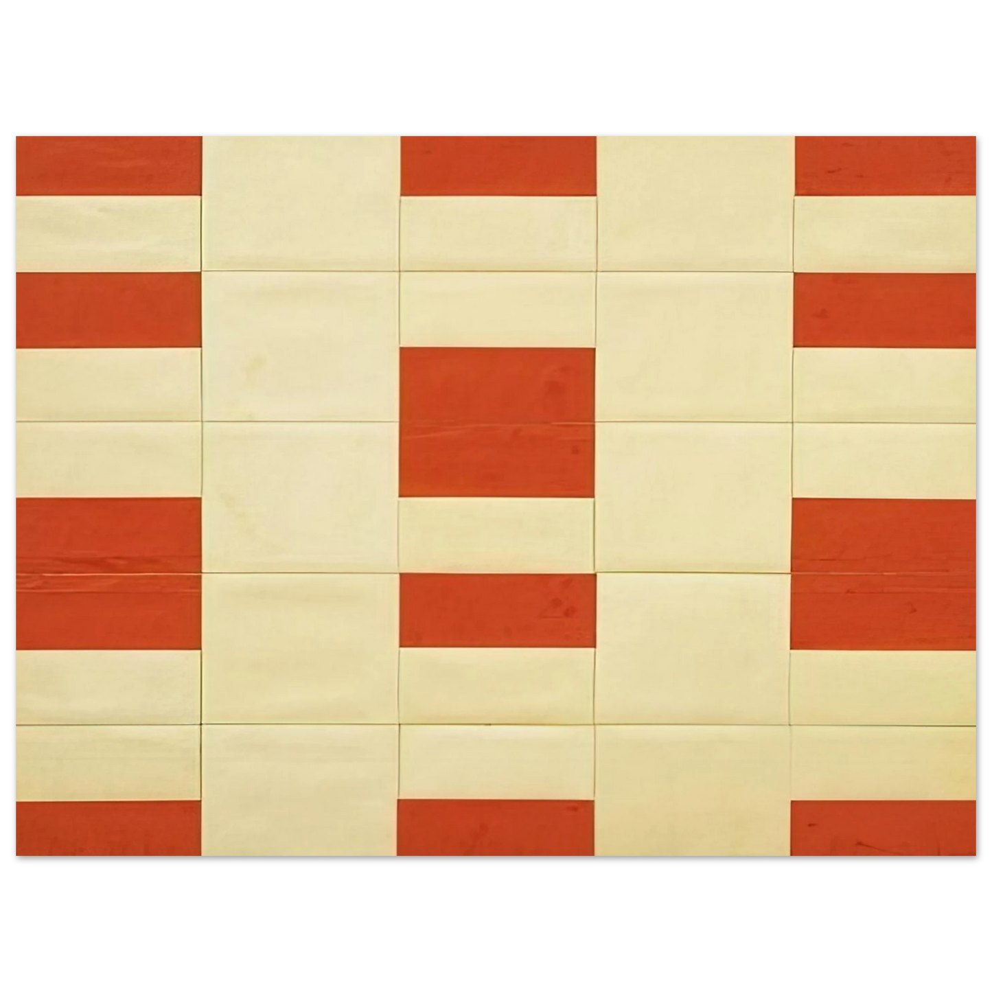 Ellsworth Kelly - Red and White  75x100 cm / 30x40inches Fine Art Poster