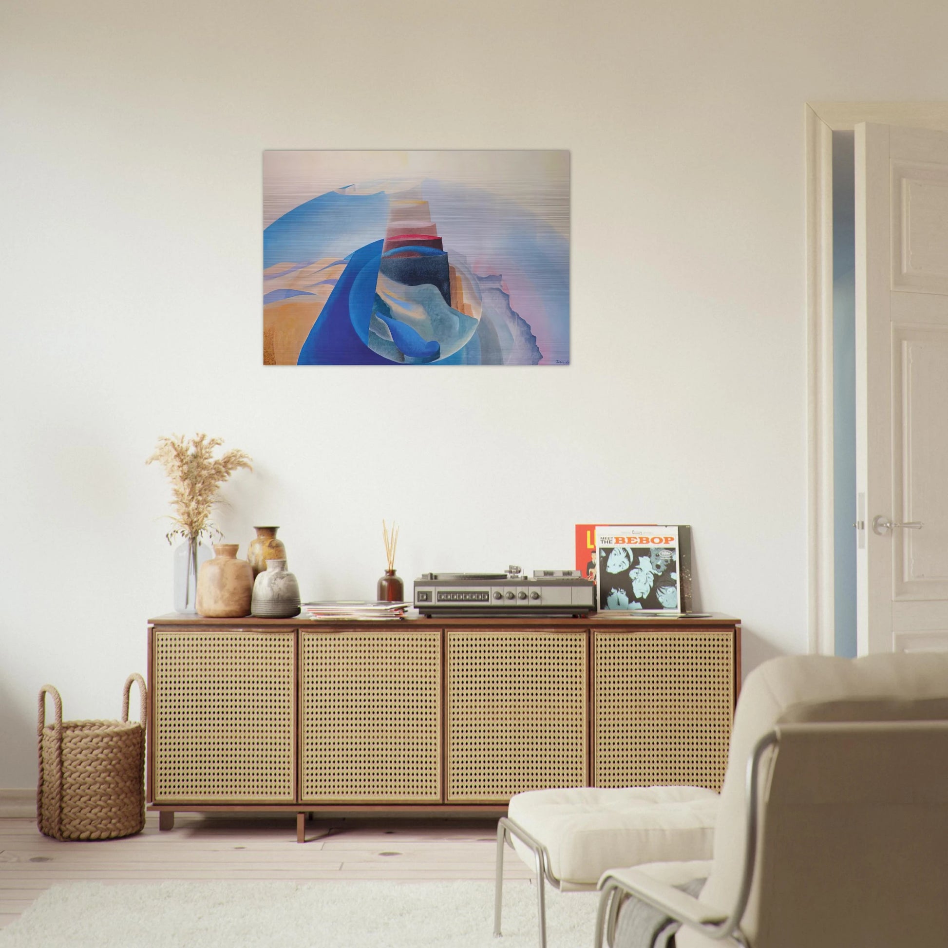 Mount Tabor - 1936 - Benedetta Cappa Brushed Aluminum Print - 70x100 cm / 28x40 inches | Benedetta Cappa Aluminum Print | Benedetta Cappa Prints
