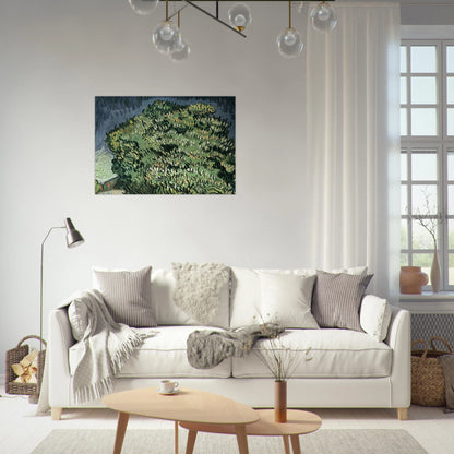 Chestnut Trees in Blossom - Vincent van Gogh Brushed Aluminum Print - 70x100 cm / 28x40 inches | Vincent van Gogh Aluminum Print | Vincent van Gogh Prints