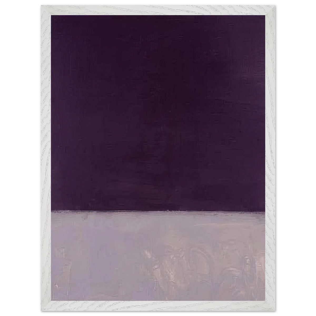 Mark Rothko - Untitled Black and Gray - 1970 Wall Art - 21x29.7 cm / 8x12" - Premium Wooden Framed Poster With Fine Art Paper-canvas - Black frame