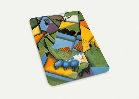 LANDSCAPE WITH HOUSE AT CERET 1913 By Juan Gris Pack of 10 Post Cards | Juan Gris Post Cards | A6 (10.5 x 14.8 cm) - 4.1 x 5.8 inches