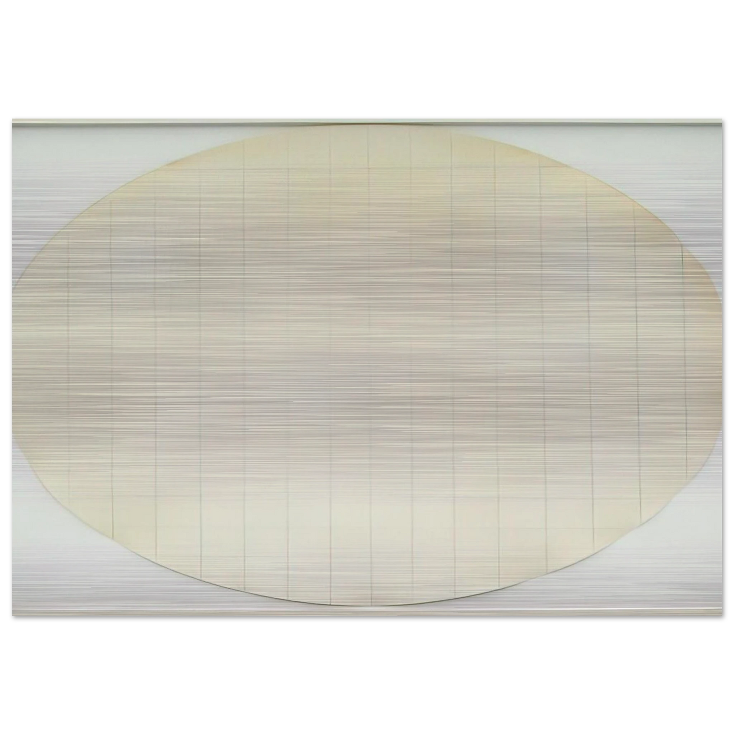 Eagle Turquoise 7H#4 - 1966 - Robert Ryman Brushed Aluminum Print - 70x100 cm / 28x40 inches | Robert Ryman Aluminum Print | Robert Ryman Prints