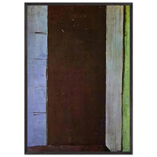 FRENCH WINDOW AT COLLIOURE - Henri Matisse 70x100 cm / 28x40 inches Framed Art Print – Black Wooden Frame