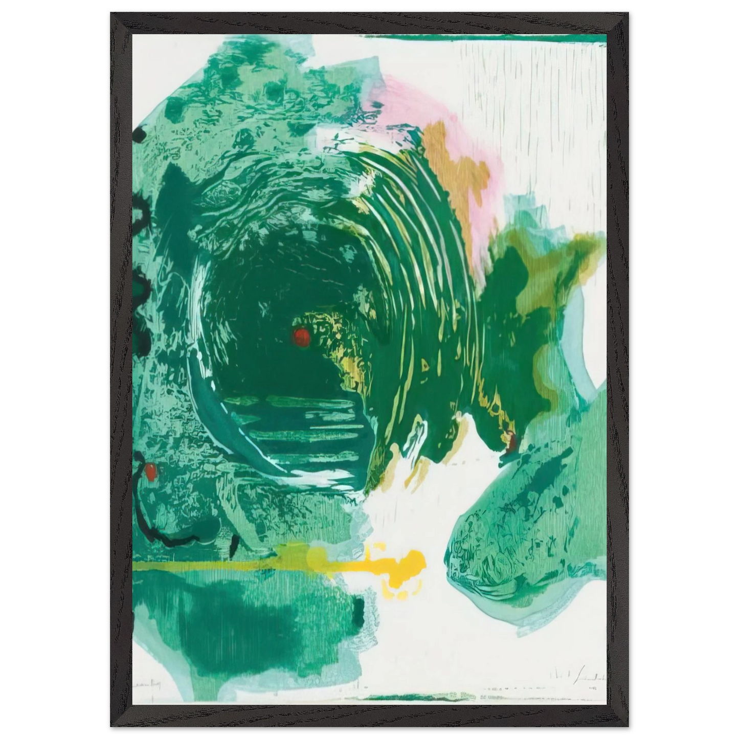 Helen Frankenthaler - Radius - 1993 Wall art - 30x45 cm / 12x18 inches - Fine Art Poster-canvas - -