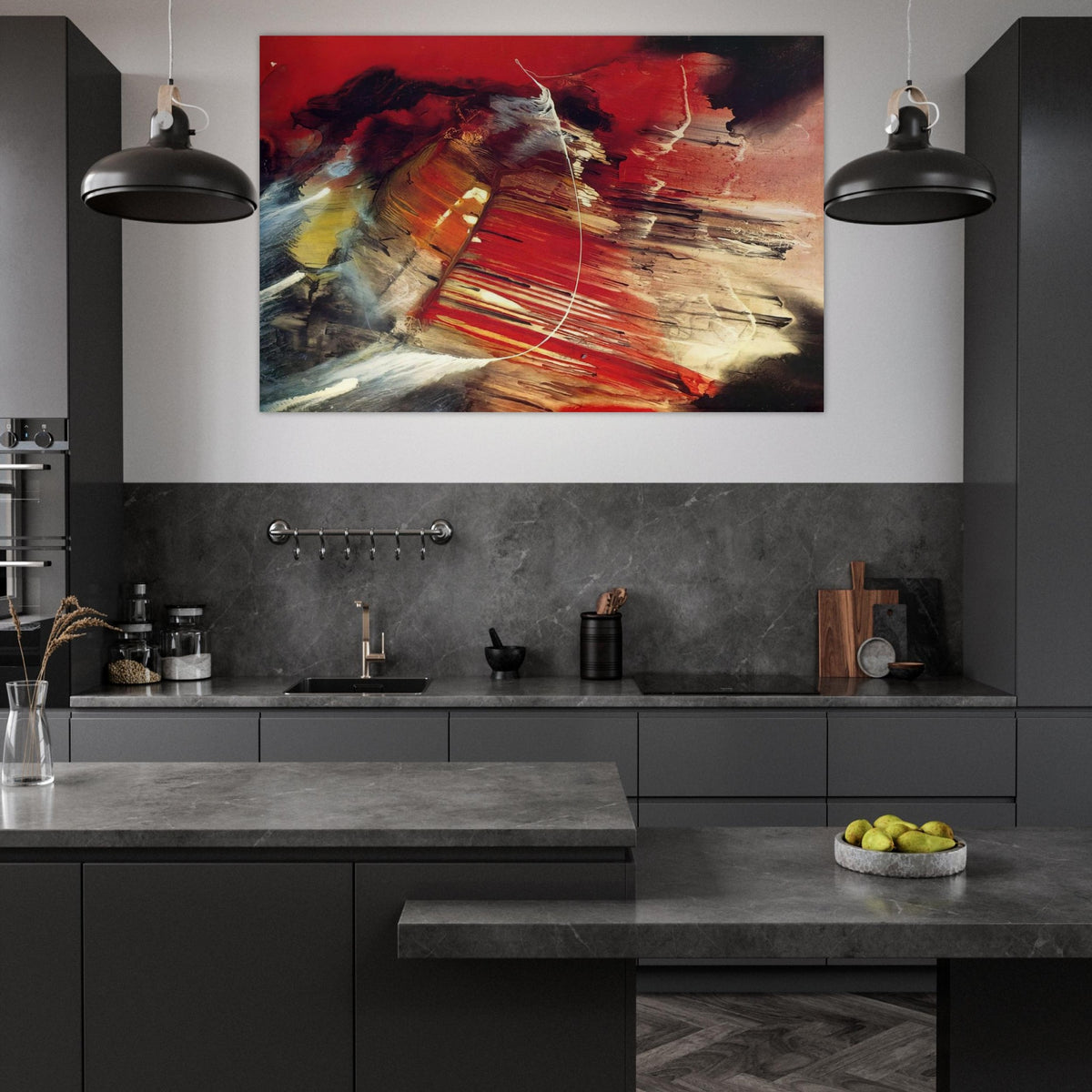 Dakota Ridge - 1958 - Paul Jenkins Art Prints - 100x150 cm / 40x60″ inches | Paul Jenkins Poster | Paul Jenkins Prints
