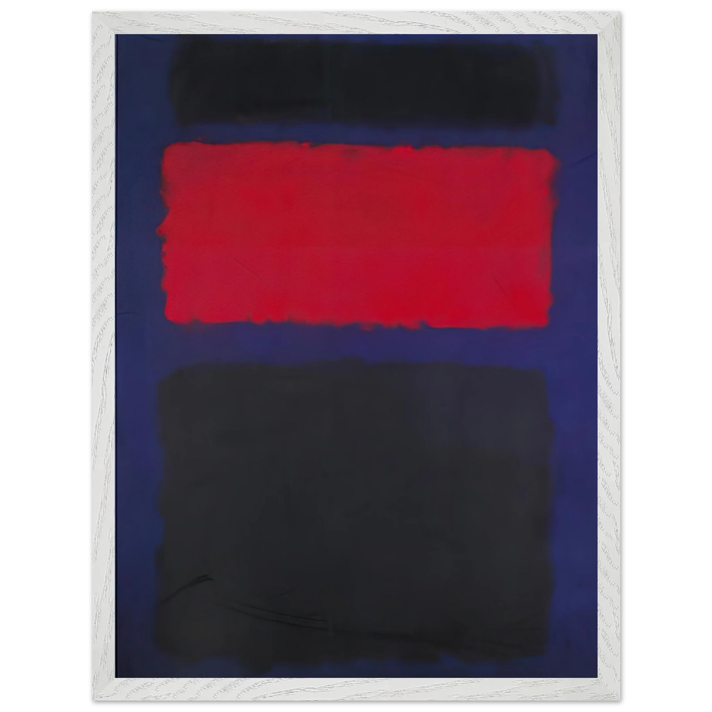Mark Rothko - Cubierta - 1960 Wall Art - 30x40 cm / 12x16 inches - Premium Wooden Framed Poster With Fine Art Paper-canvas - Black frame