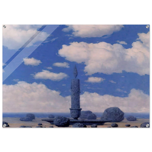 SOUVENIR FROM TRAVELS - Rene Magritte Acrylic Print - 70x100 cm / 28x40″ inches
