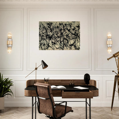 NUMBER 32 1950 - Jackson Pollock Brushed Aluminum Print - 70x100 cm / 28x40 inches | Jackson Pollock Aluminum Print | Jackson Pollock Prints