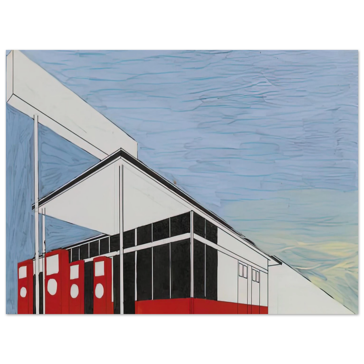 Edward Ruscha - STANDARD STUDY 3 1963  75x100 cm / 30x40inches Fine Art Poster
