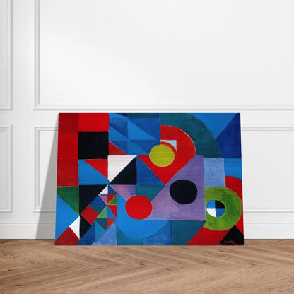 RHYTHM COLOUR - Sonia Delaunay Brushed Aluminum Print - 70x100 cm / 28x40 inches | Sonia Delaunay Aluminum Print | Sonia Delaunay Prints