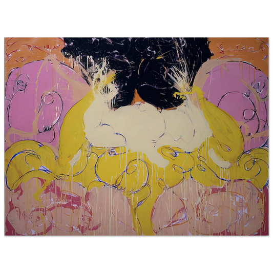 Norman Bluhm - Untitled Drawing #3 - 1984  75x100 cm / 30x40inches Fine Art Poster