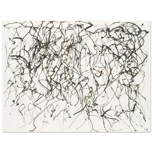 Brice Marden - St. Barts 10 - 1991  75x100 cm / 30x40inches Fine Art Poster