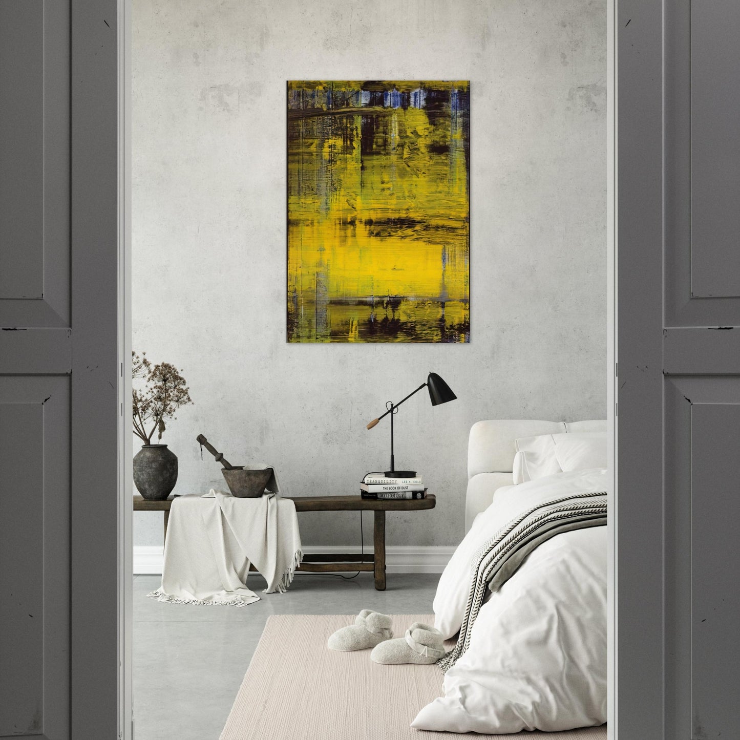 ABSTRACT PAINTING NO 809 3 - Gerhard Richter Brushed Aluminum Print - 70x100 cm / 28x40 inches | Gerhard Richter Aluminum Print | Gerhard Richter Prints