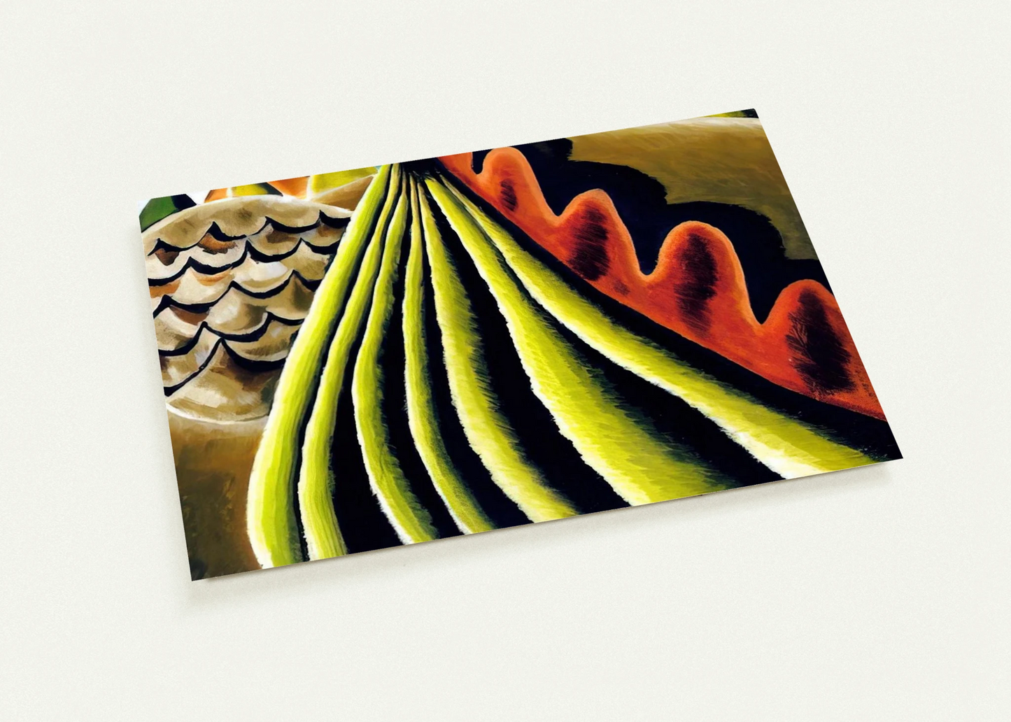 Fields of Grain as Seen from Train - 1931 By Arthur Dove Pack of 10 Post Cards | Arthur Dove Post Cards | A6 (10.5 x 14.8 cm) - 4.1 x 5.8 inches