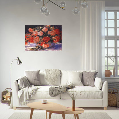 Peonies - Pierre-Auguste Renoir Brushed Aluminum Print - 70x100 cm / 28x40 inches | Pierre-Auguste Renoir Aluminum Print | Pierre-Auguste Renoir Prints