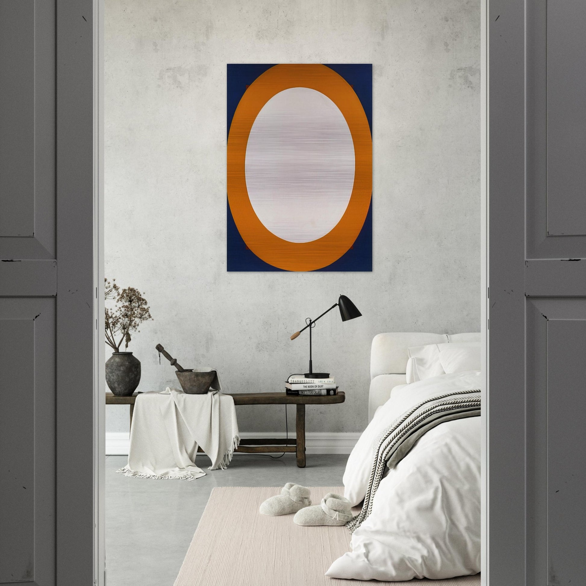 Mao - Al Held Brushed Aluminum Print - 70x100 cm / 28x40 inches | Al Held Aluminum Print | Al Held Prints