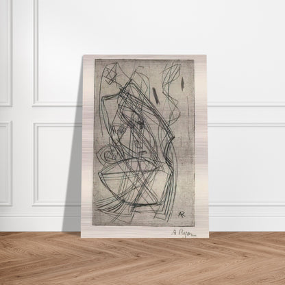 Prostrating Figure - 1945 - Anne Ryan Brushed Aluminum Print - 70x100 cm / 28x40 inches | Anne Ryan Aluminum Print | Anne Ryan Prints