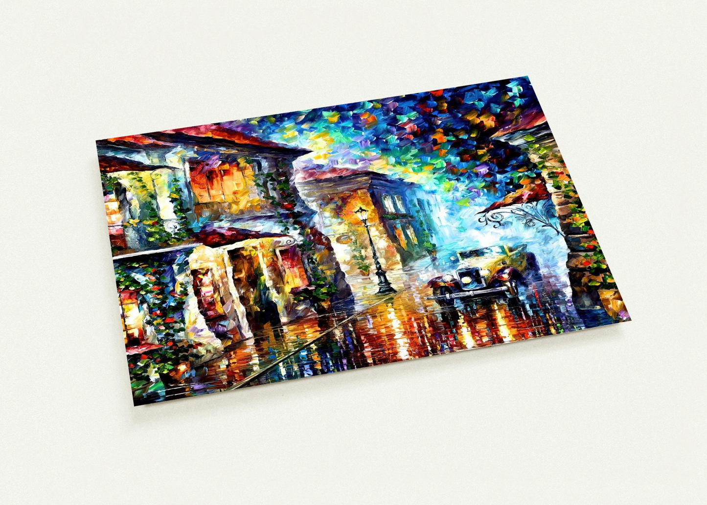 Leonid Afremov By Leonid Afremov Pack of 10 Post Cards | Leonid Afremov Post Cards | A6 (10.5 x 14.8 cm) - 4.1 x 5.8 inches