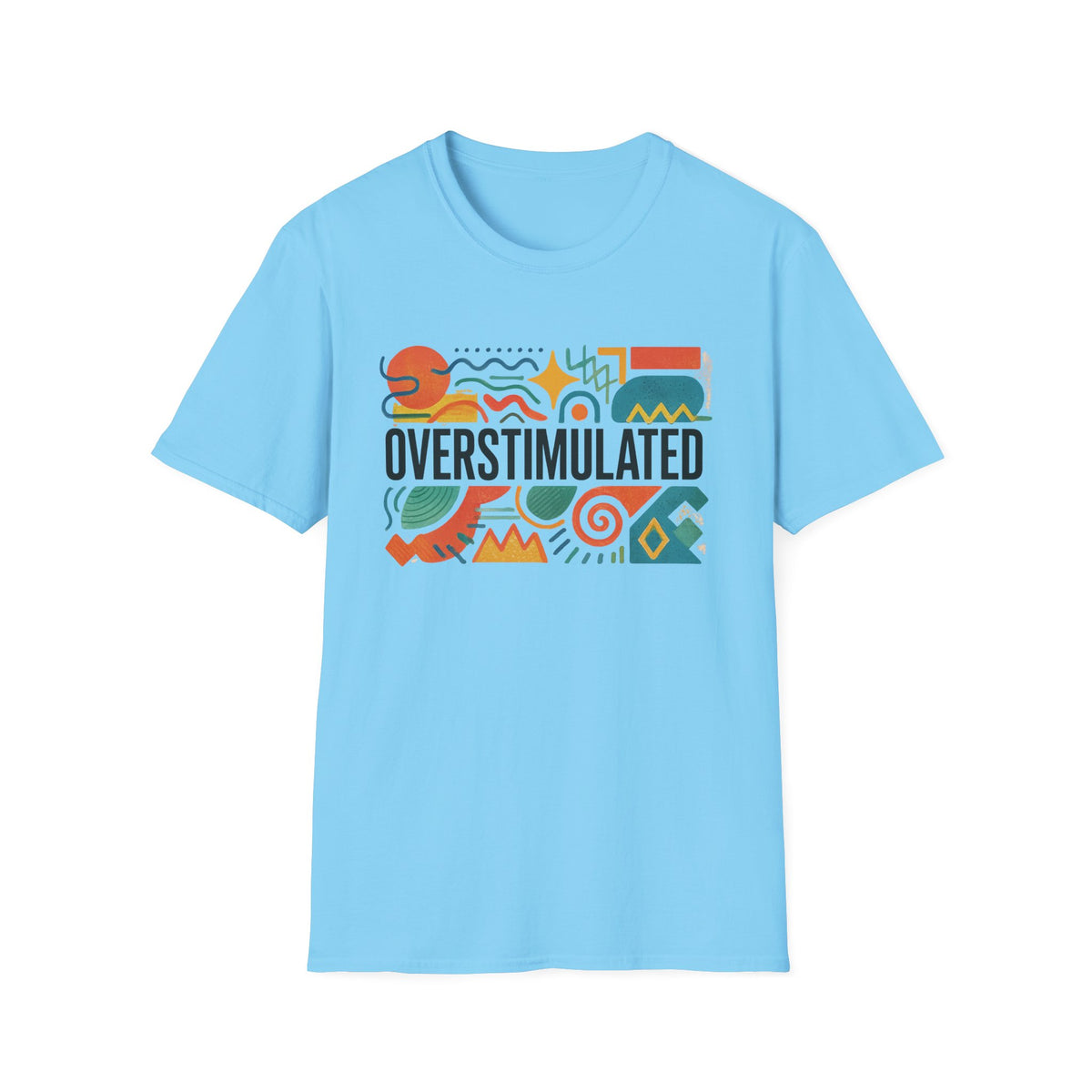 Überreiztes T-Shirt für Mama | Lustiges müdes Mama-Shirt | Weirdcore-Kleidung | Gen-Z-Humor-T-Shirt | Erschöpftes, aber ästhetisches T-Shirt
