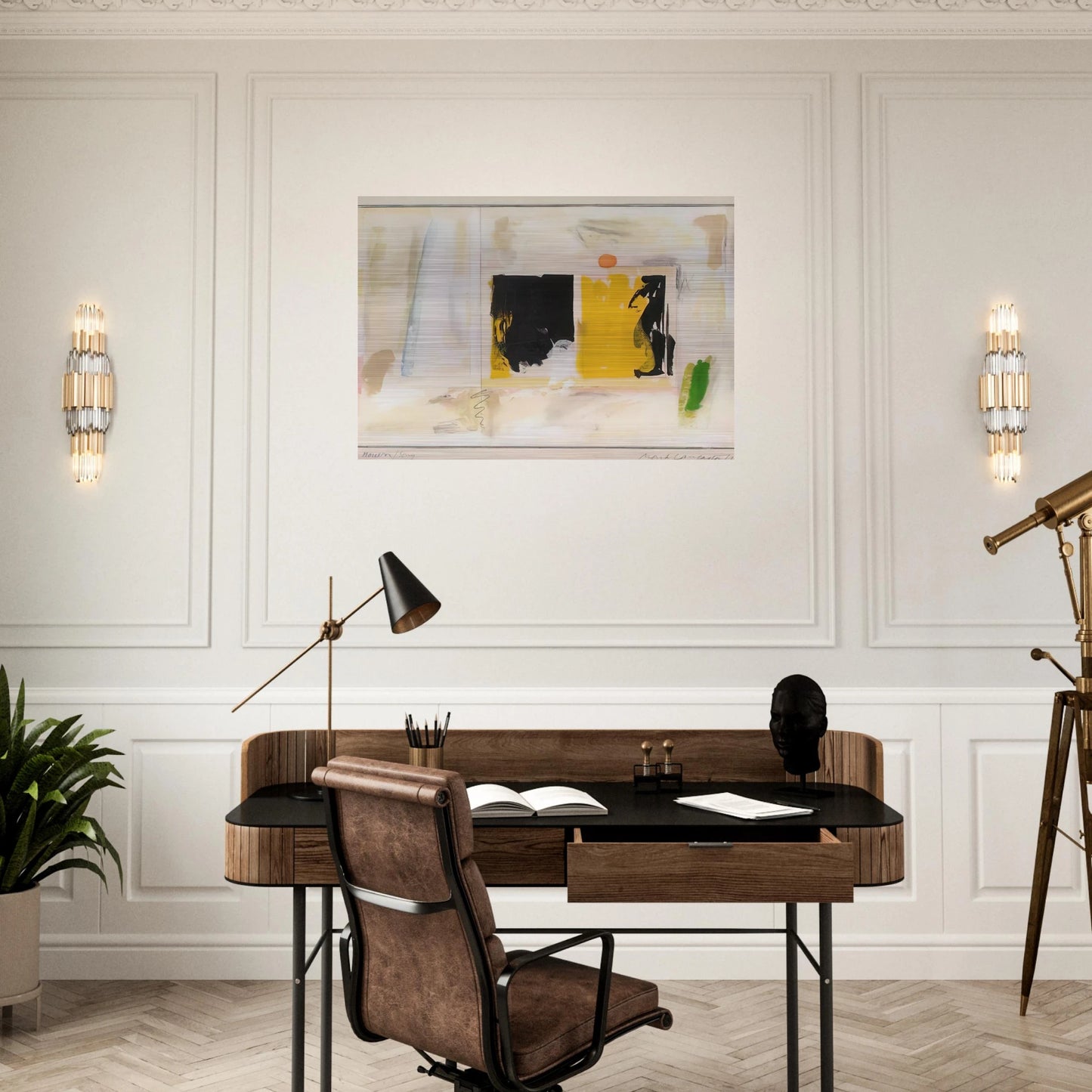 HoustonSony - Abstract Expressionism - Mark Lancaster Brushed Aluminum Print - 70x100 cm / 28x40 inches | Mark Lancaster Aluminum Print | Mark Lancaster Prints