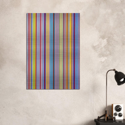Battle for Grownups - 1970 - Gene Davis Brushed Aluminum Print - 70x100 cm / 28x40 inches | Gene Davis Aluminum Print | Gene Davis Prints