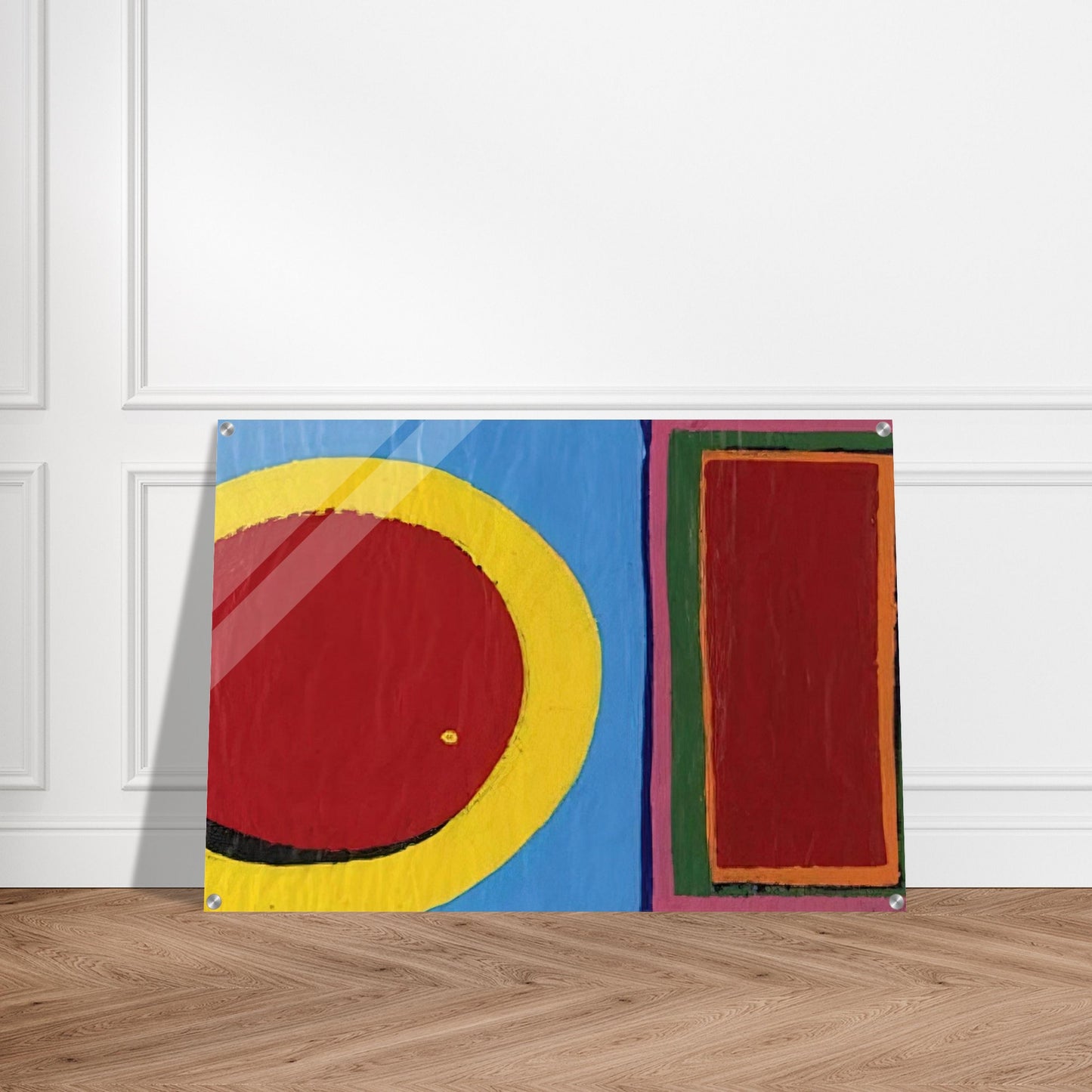 Composition - Al Held Acrylic Print - 70x100 cm / 28x40″ inches