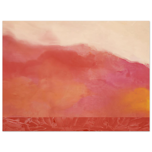 Ronnie Landfield - Red Hurricane - 1969  75x100 cm / 30x40inches Fine Art Poster
