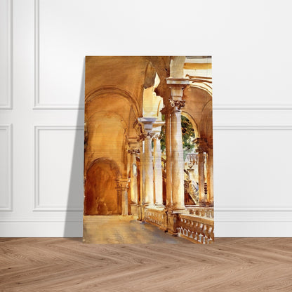 Genoa, the University - John Singer Sargent Brushed Aluminum Print - 70x100 cm / 28x40 inches | John Singer Sargent Aluminum Print | John Singer Sargent Prints