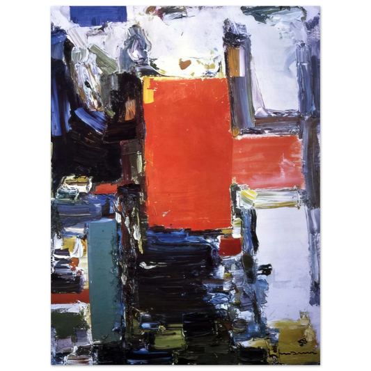 Hans Hofmann - Bird Cage Variation II  75x100 cm / 30x40inches Fine Art Poster