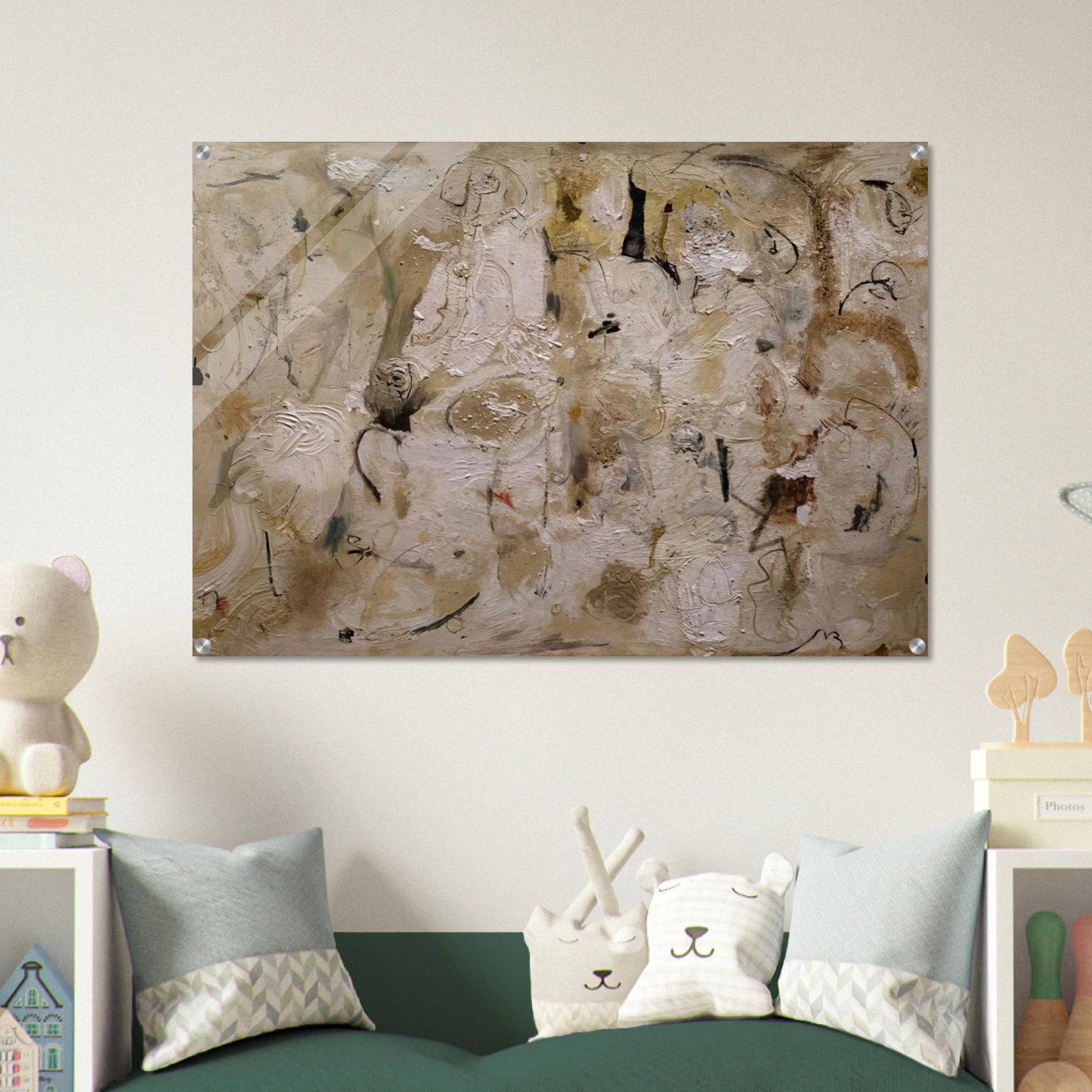Painted on 21st Street - 1951 - Helen Frankenthaler Acrylic Print - 70x100 cm / 28x40″ inches | Helen Frankenthaler Wall Art | Helen Frankenthaler Prints