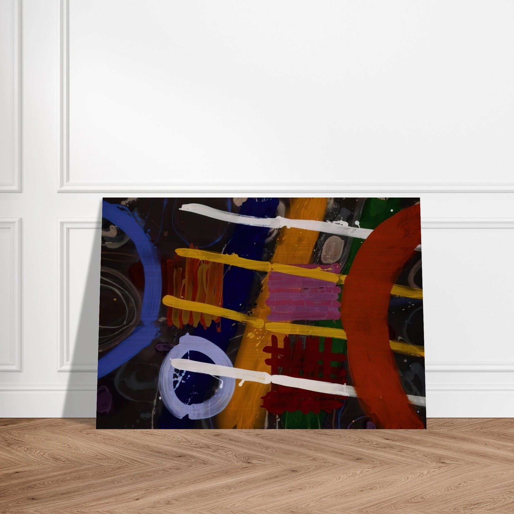 Buchanan - 1987 - Albert Irvin Brushed Aluminum Print - 70x100 cm / 28x40 inches | Albert Irvin Aluminum Print | Albert Irvin Prints