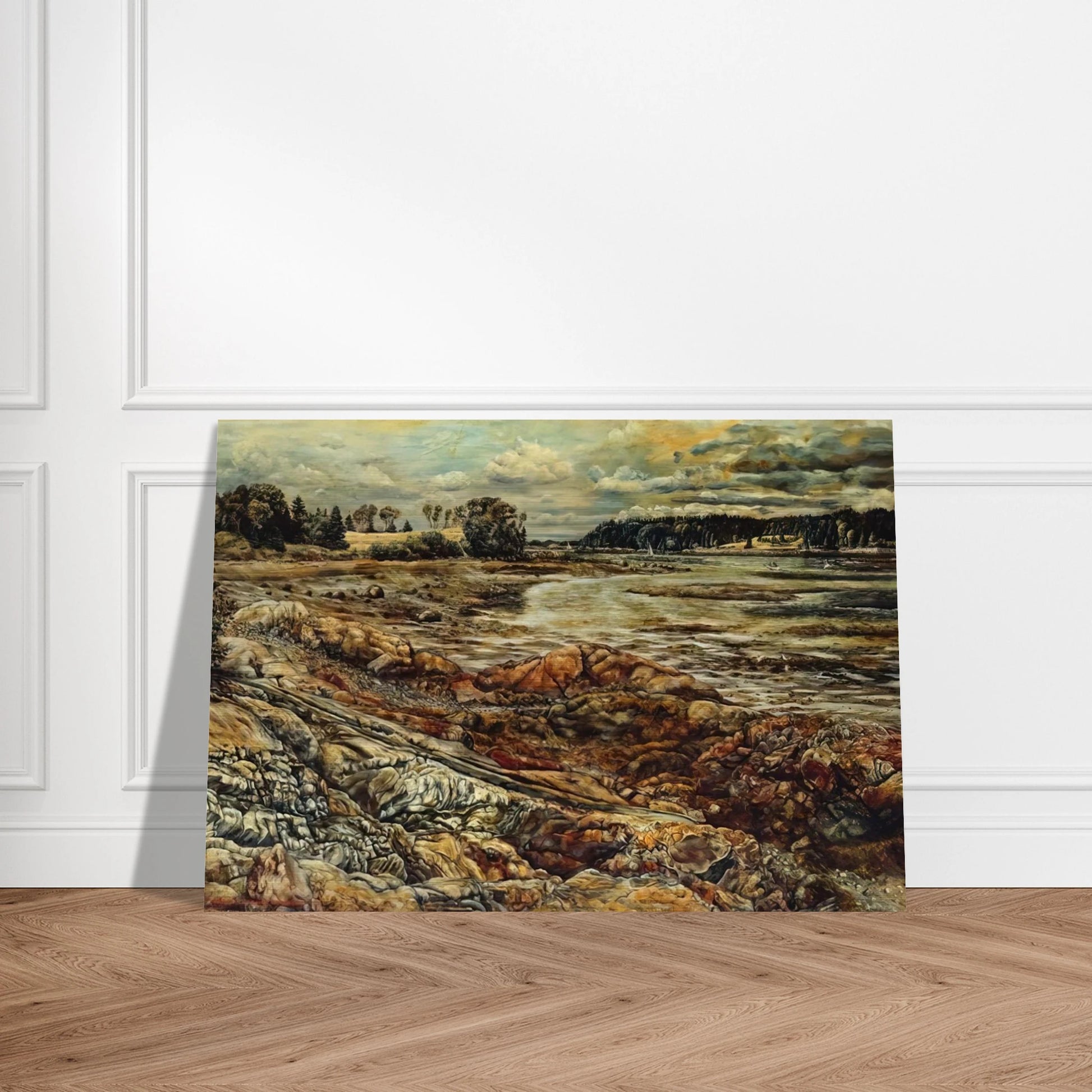 DIVIDED AND DIVIDED - Ivan Albright Brushed Aluminum Print - 70x100 cm / 28x40 inches | Ivan Albright Aluminum Print | Ivan Albright Prints