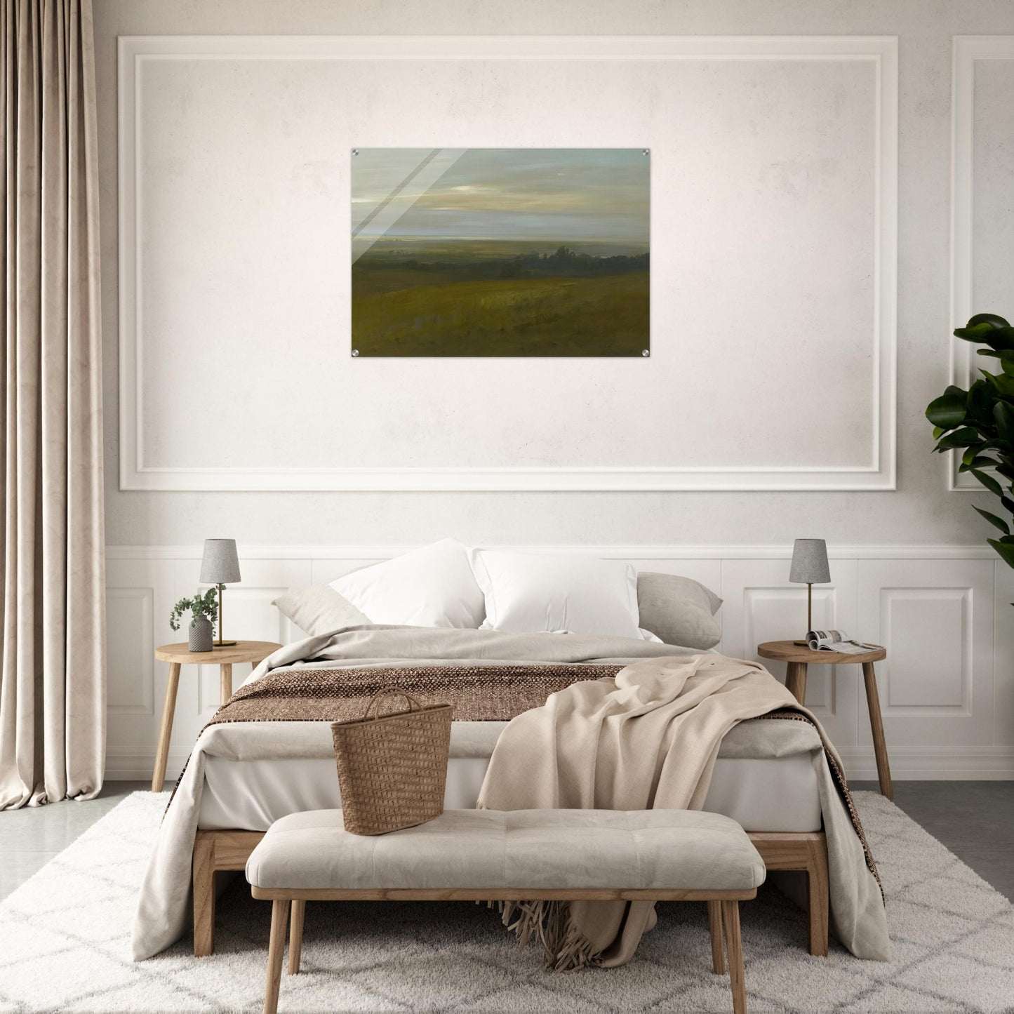San Leandro Bay - Tonalism - Xavier Martinez Acrylic Print - 70x100 cm / 28x40″ inches | Xavier Martinez Wall Art | Xavier Martinez Prints