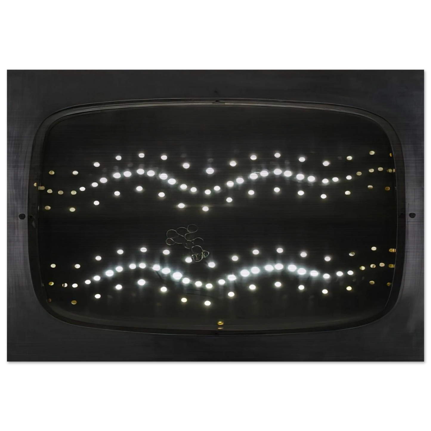 Televisor hidraulizado 1 - 1956 - Gyula Kosice Brushed Aluminum Print - 70x100 cm / 28x40 inches | Gyula Kosice Aluminum Print | Gyula Kosice Prints