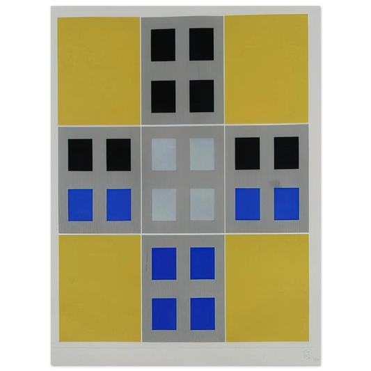 Jesus Rafael Soto - UNTITLED  75x100 cm / 30x40inches Fine Art Poster