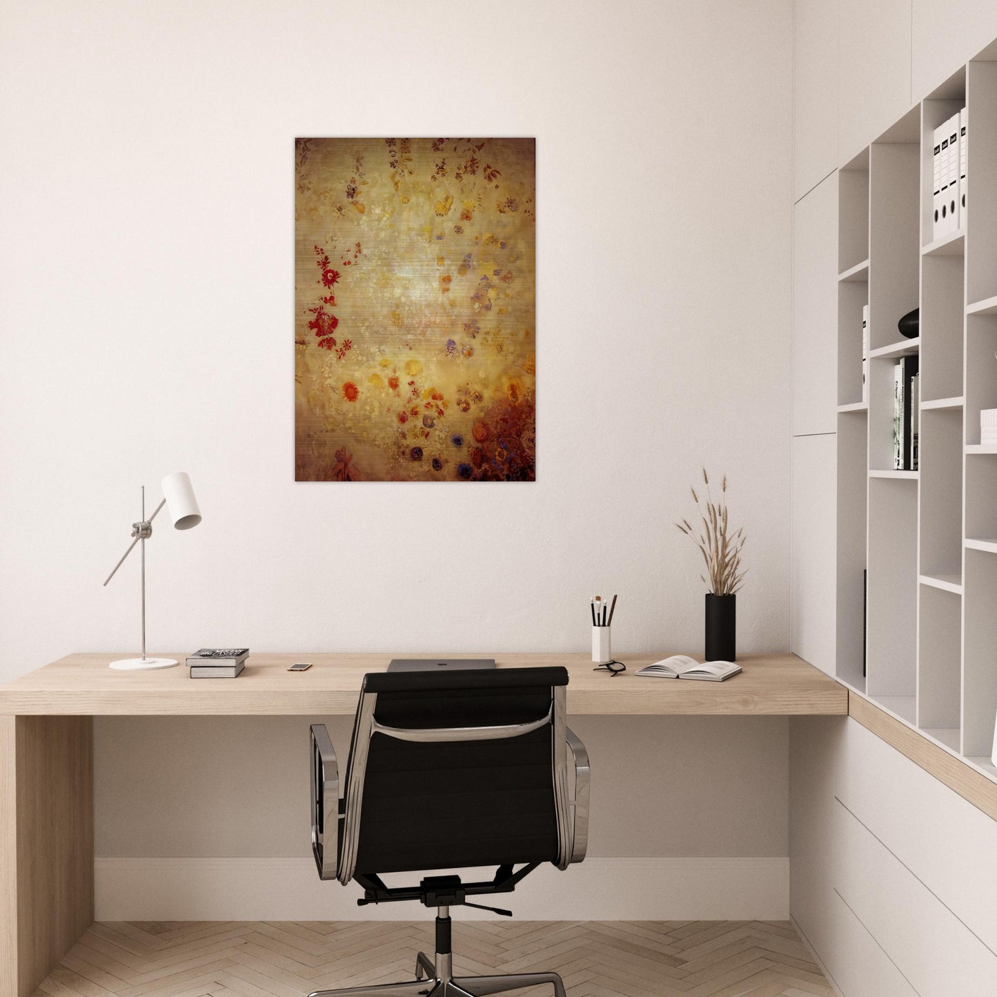 DECORATIVE PANEL 1 - Odilon Redon Brushed Aluminum Print - 70x100 cm / 28x40 inches | Odilon Redon Aluminum Print | Odilon Redon Prints