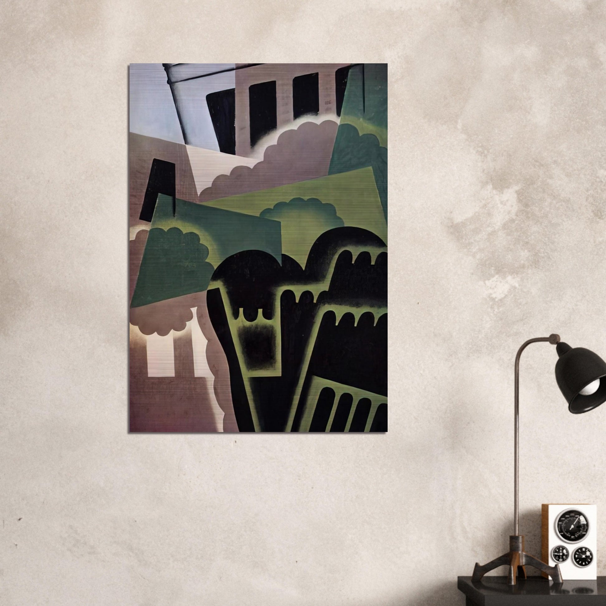 LANDSCAPE - Juan Gris Brushed Aluminum Print - 70x100 cm / 28x40 inches | Juan Gris Aluminum Print | Juan Gris Prints