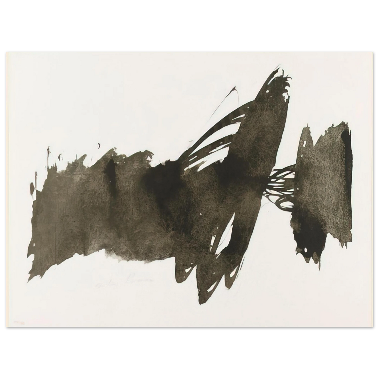 Julius Bissier - Untitled - 1950  75x100 cm / 30x40inches Fine Art Poster
