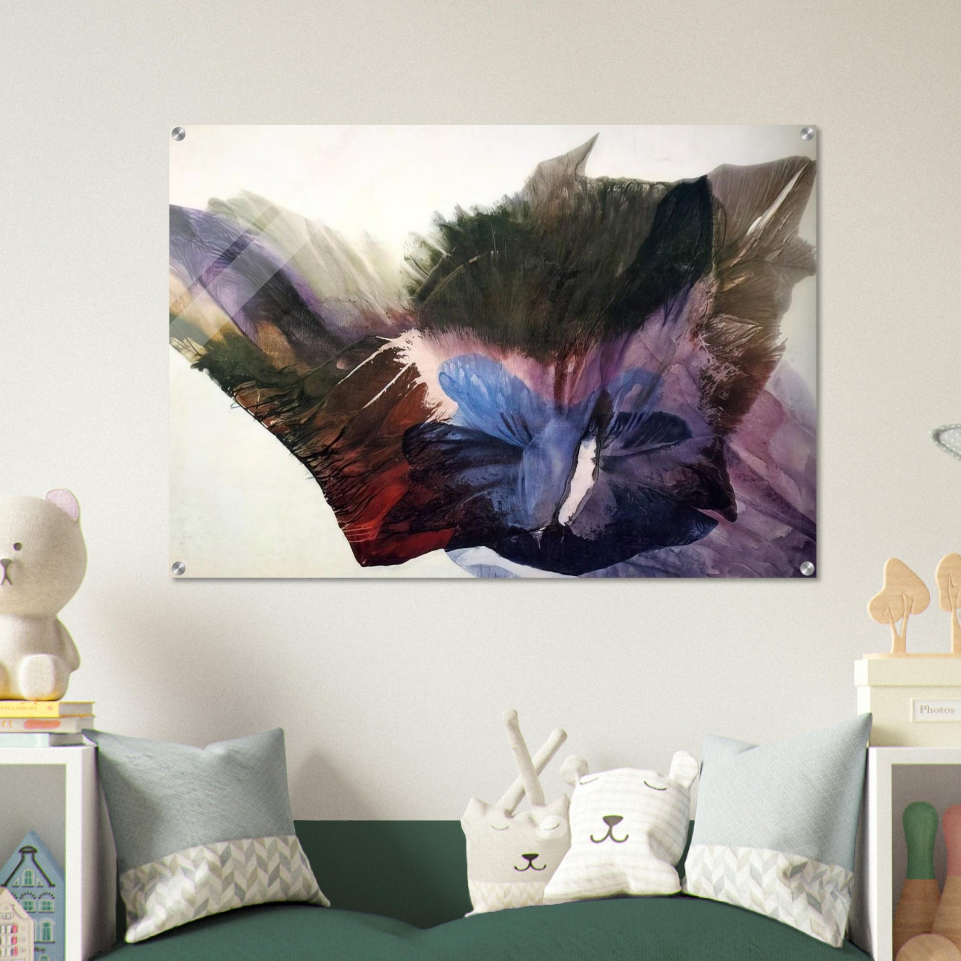 Phenomena Over the Cusp - Paul Jenkins Acrylic Print - 70x100 cm / 28x40″ inches