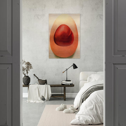 Red and Pink Rocks - Georgia O'Keeffe Brushed Aluminum Print - 70x100 cm / 28x40 inches | Georgia O'Keeffe Aluminum Print | Georgia O'Keeffe Prints