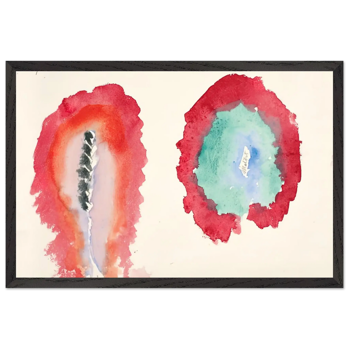 Hilma af Klint - WHEAT AND WORMWOOD 1922 Wall art - 21x29.7 cm / 8x12" - Fine Art Poster - -