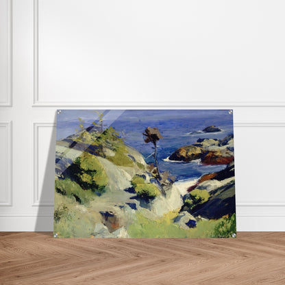 Monhegan Landscape - Edward Hopper Acrylic Print - 70x100 cm / 28x40″ inches | Edward Hopper Wall Art | Edward Hopper Prints