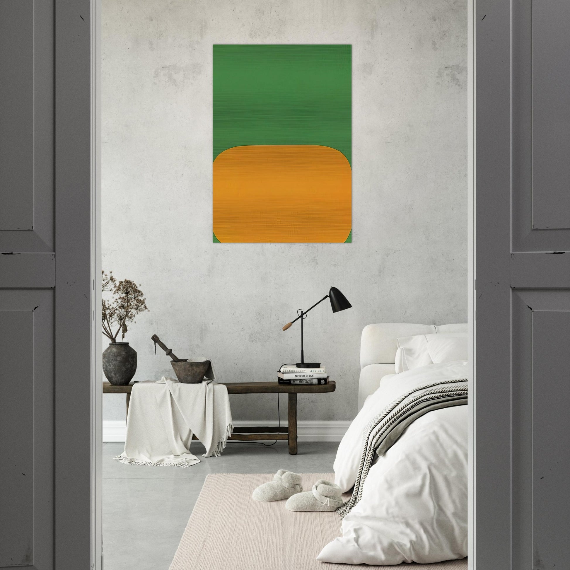 DerriŠre le Miroir - Ellsworth Kelly Brushed Aluminum Print - 70x100 cm / 28x40 inches | Ellsworth Kelly Aluminum Print | Ellsworth Kelly Prints