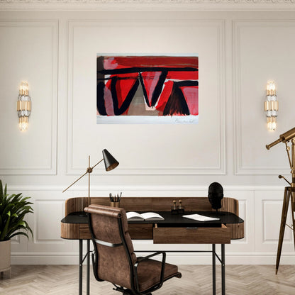 Braises - 1980 - Bram van Velde Brushed Aluminum Print - 70x100 cm / 28x40 inches | Bram van Velde Aluminum Print | Bram van Velde Prints