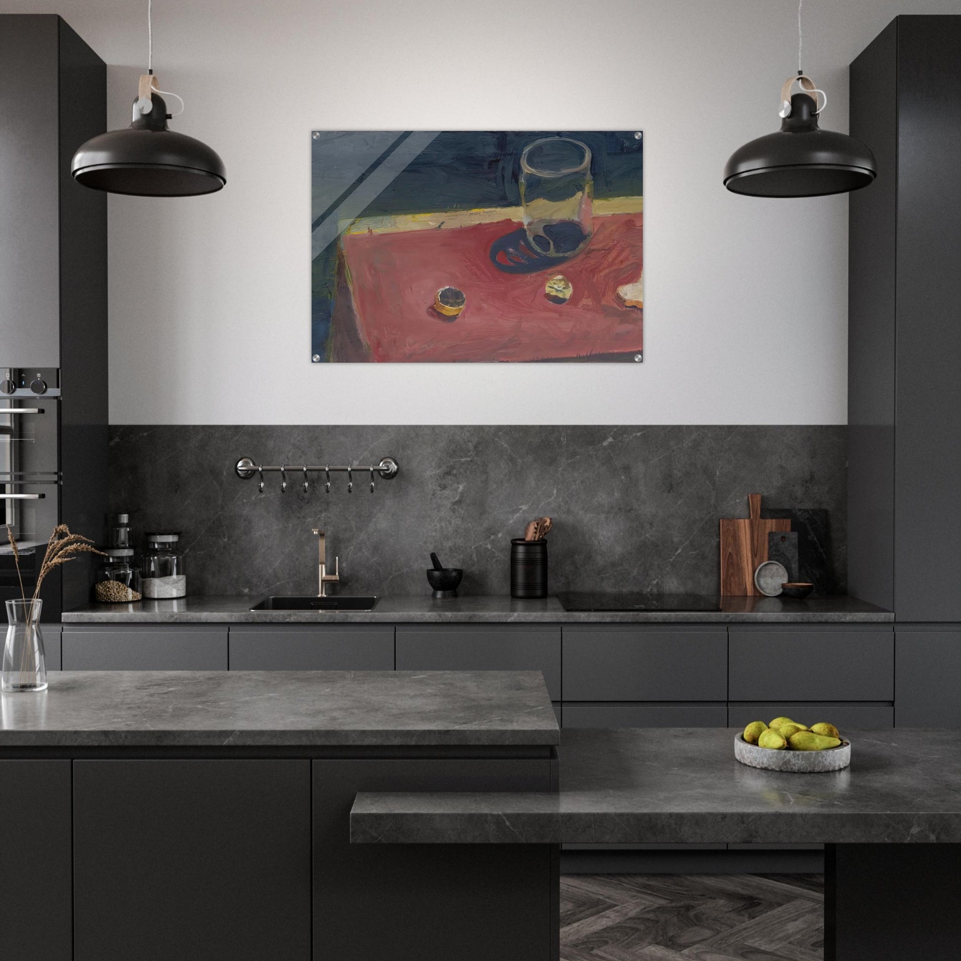Untitled Lemons and Jar - Richard Diebenkorn Acrylic Print - 70x100 cm / 28x40″ inches